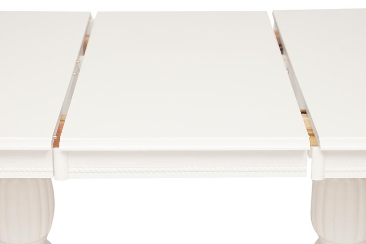 Стол раздвижной LORENZO (Лоренцо) 160+46x107x76, pure white (402) в Перми - изображение 3