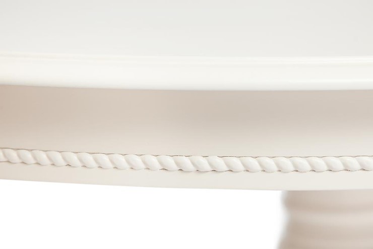Стол раздвижной LORENZO (Лоренцо) 160+46x107x76, pure white (402) в Перми - изображение 4