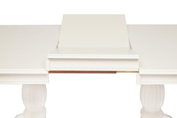 Стол раздвижной LORENZO (Лоренцо) 160+46x107x76, pure white (402) в Перми - предосмотр 6