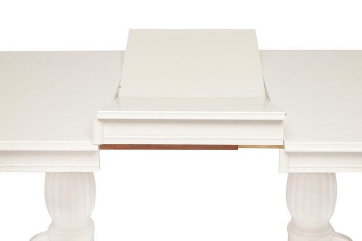 Стол раздвижной LORENZO (Лоренцо) 160+46x107x76, pure white (402) в Перми - изображение 6