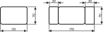 Стол раздвижной Милан-1 EVO, ноги металлические черные, стекло белое/серый в Перми - изображение 2