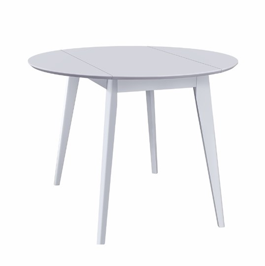 Кухонный раскладной стол Орион Drop Leaf 100, Белый в Перми - изображение 1