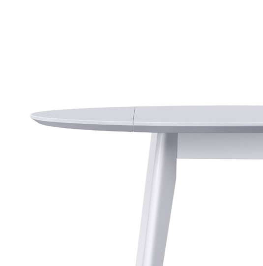Кухонный раскладной стол Орион Drop Leaf 100, Белый в Перми - изображение 2
