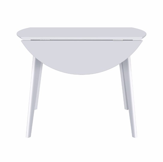 Кухонный раскладной стол Орион Drop Leaf 100, Белый в Перми - изображение 5