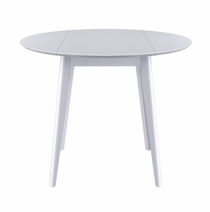 Кухонный раскладной стол Орион Drop Leaf 100, Белый в Перми - изображение