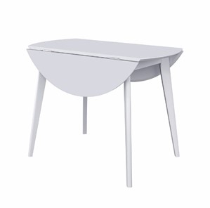 Кухонный раскладной стол Орион Drop Leaf 100, Белый в Перми - предосмотр 6