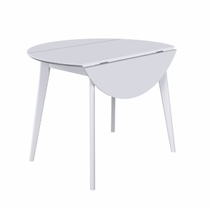 Кухонный раскладной стол Орион Drop Leaf 100, Белый в Перми - предосмотр 7
