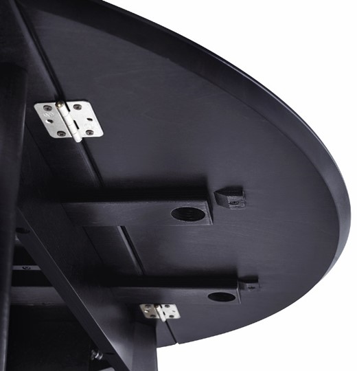 Стол раздвижной Орион Drop Leaf 100, Черный в Перми - изображение 4