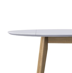 Кухонный раздвижной стол Орион Drop Leaf 100, Дуб/белый в Перми - предосмотр 2