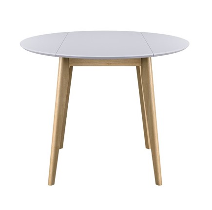 Кухонный раздвижной стол Орион Drop Leaf 100, Дуб/белый в Перми - изображение