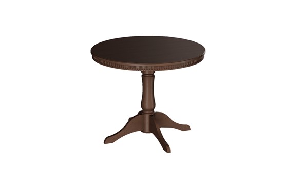 Кухонный стол раскладной Орландо Т1, цвет Орех темный (Б-111.02.1) в Чайковском - изображение