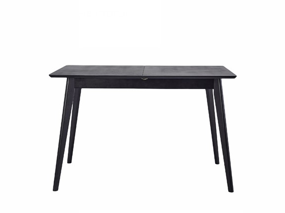 Кухонный стол раскладной Пегас Сlassic Plus 120, Черный в Перми - изображение