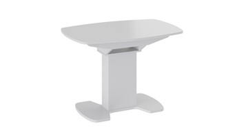 Стеклянный стол Портофино (СМ(ТД)-105.01.11(1)), цвет  Белый глянец/Стекло белое в Перми
