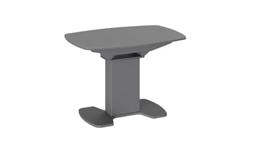 Обеденный раздвижной стол Портофино (СМ(ТД)-105.01.11(1)), цвет Серое/Стекло серое матовое LUX в Перми
