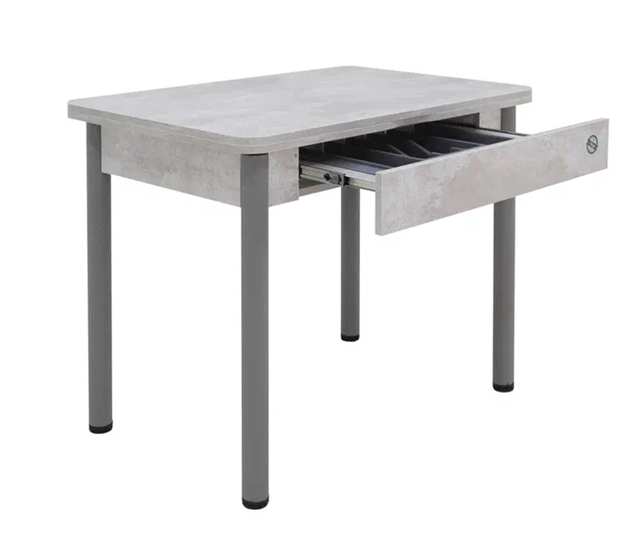 Кухонный стол раздвижной Прайм-3Р, Цемент светлый в Чайковском - изображение 2