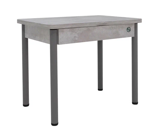 Кухонный стол раздвижной Прайм-3Р, Цемент светлый в Чайковском - изображение