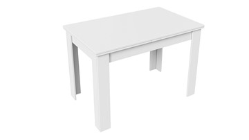 Кухонный раздвижной стол Промо тип 4 (Белый/Белый) в Березниках