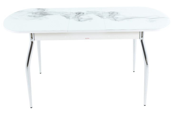 Обеденный раздвижной стол Ривьера исп.1 ноги метал. крашеные №24 Фотопечать (Цветы №45) в Перми - изображение 8