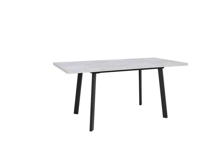 Кухонный стол раскладной Робин, опоры прямые, цемент светлый в Чайковском - изображение 2