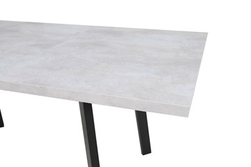 Кухонный стол раскладной Робин, опоры прямые, цемент светлый в Березниках - предосмотр 3