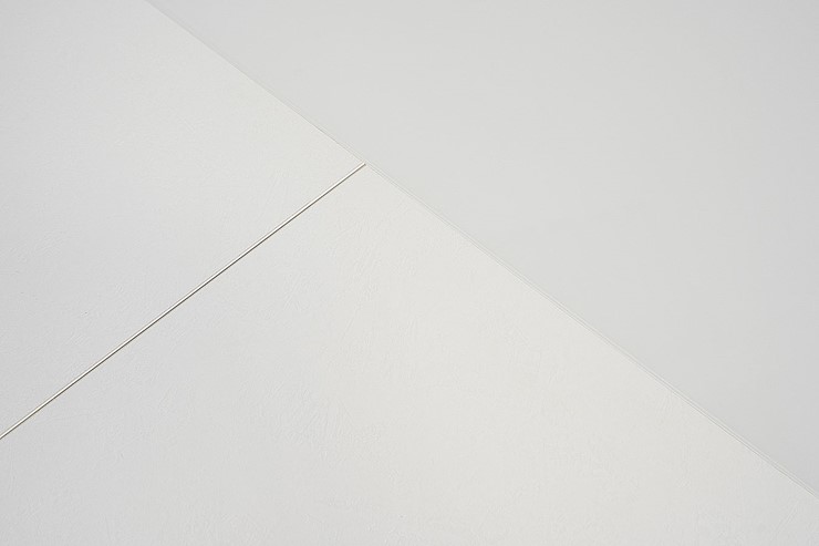 Стол раздвижной Сальвадор-2G (ноги белые, стекло cristal/белый цемент) в Березниках - изображение 6