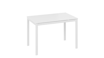 Кухонный стол раскладной Слайд тип 2 (Белый матовый, Белый) в Перми - предосмотр 2