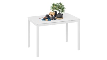 Кухонный стол раскладной Слайд тип 2 (Белый матовый, Белый) в Перми - предосмотр