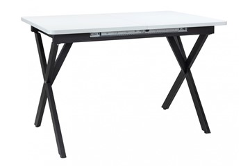 Кухонный раскладной стол Стайл № 11 (1100/1500*700 мм.) столешница пластик, форма Форте, с механизмом бабочка в Перми - предосмотр 2