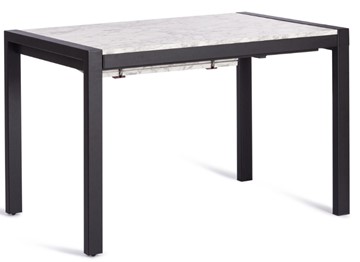 Кухонный раскладной стол SVAN (mod. 1011) ЛДСП+меламин/металл, 120+67х74х75, сосна/чёрный арт.19490 в Перми