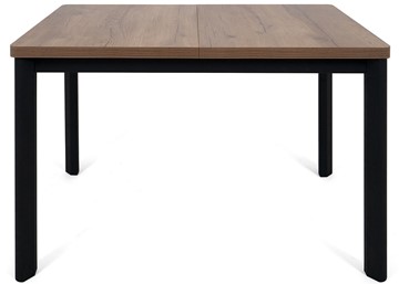 Кухонный стол раздвижной Токио-2L (ноги металлические черные, дуб табако) в Чайковском - предосмотр 1