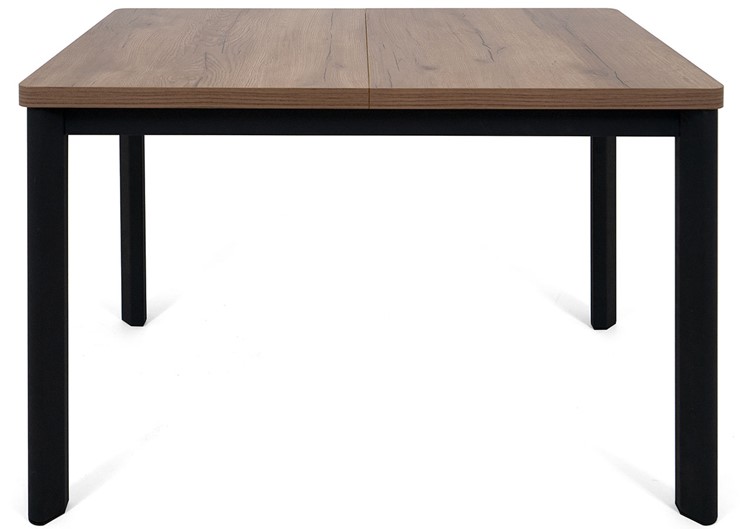 Кухонный стол раздвижной Токио-2L (ноги металлические черные, дуб табако) в Чайковском - изображение 1