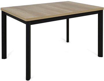 Кухонный стол раскладной Токио-3L (ноги металлические черные, дуб каньон) в Березниках