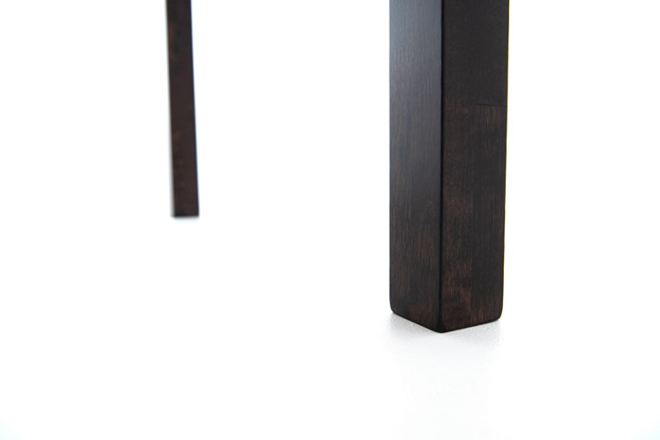 Кухонный раскладной стол Токио дерево №3 (стекло черное/черный) в Перми - изображение 7