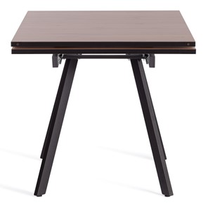 Кухонный стол раскладной VIGO ЛДСП/HPL/металл,120x80x30х30х75 см, Дуб Вотан/чёрный арт.20622 в Перми - предосмотр 1