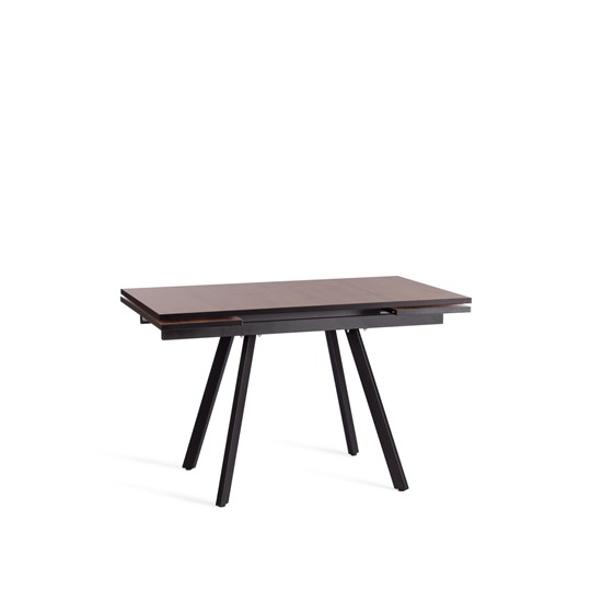 Кухонный стол раскладной VIGO ЛДСП/HPL/металл,120x80x30х30х75 см, Дуб Вотан/чёрный арт.20622 в Перми - изображение 3
