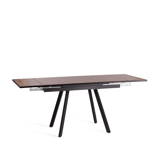 Кухонный стол раскладной VIGO ЛДСП/HPL/металл,120x80x30х30х75 см, Дуб Вотан/чёрный арт.20622 в Перми - изображение 5