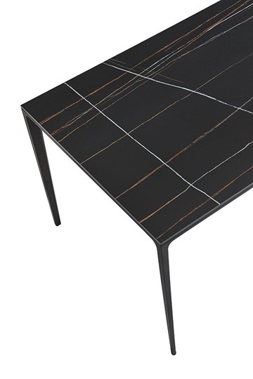 Обеденный стол DT-2010 черная керамика MR32  (160) в Перми - изображение 4