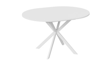 Кухонный обеденный стол Мэдисон Тип 1 (Белый муар, Белый) в Чайковском - предосмотр 3