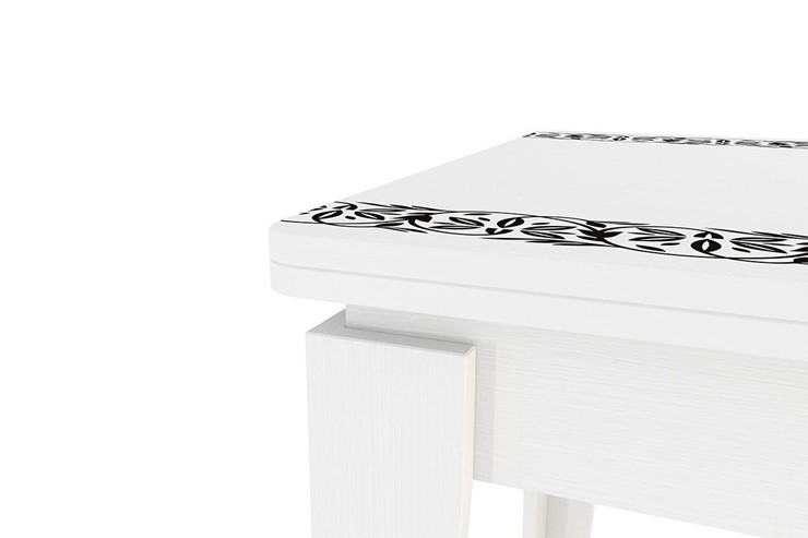 Кухонный стол раздвижной Фантазия, белый в Перми - изображение 4