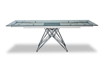 Кухонный раскладной стол T-041 (140) прозрачный в Перми - предосмотр 1