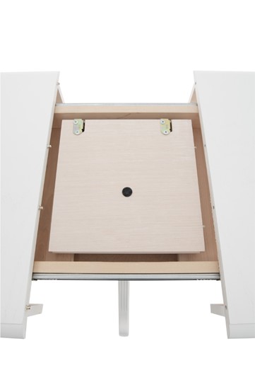 Кухонный стол раздвижной Фабрицио-1 исп. Мини 1100, Тон 10 Покраска + патина с прорисовкой (на столешнице) в Перми - изображение 3