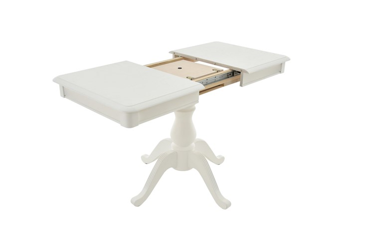 Кухонный стол раздвижной Фабрицио-1 исп. Мини 1100, Тон 10 Покраска + патина с прорисовкой (на столешнице) в Перми - изображение 4