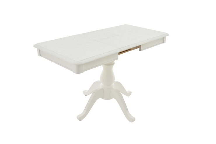 Кухонный стол раздвижной Фабрицио-1 исп. Мини 1100, Тон 10 Покраска + патина с прорисовкой (на столешнице) в Перми - изображение 5