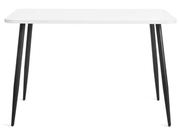 Стол PLUTO ЛДСП/металл, 120x80x77, Белый/Черный арт.19316 в Перми - изображение 2