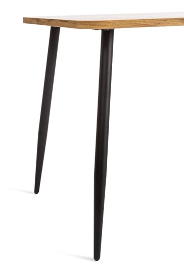 Стол PLUTO ЛДСП/металл, 120x80x77, Дуб вотан/Черный арт.19317 в Перми - изображение 3