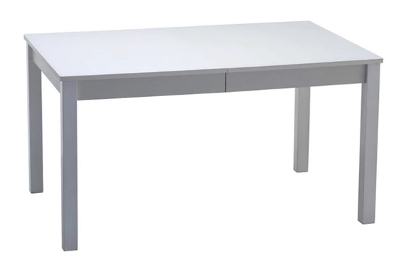Кухонный раскладной стол Нагано-2 стекло белое opti (хром-лак) 1 в Соликамске - изображение