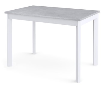 Кухонный раскладной стол Dikline L110 Бетон/ножки белые в Перми - предосмотр