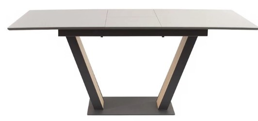 Кухонный раздвижной стол Лорд столешница керамика + стекло в Перми - изображение 1
