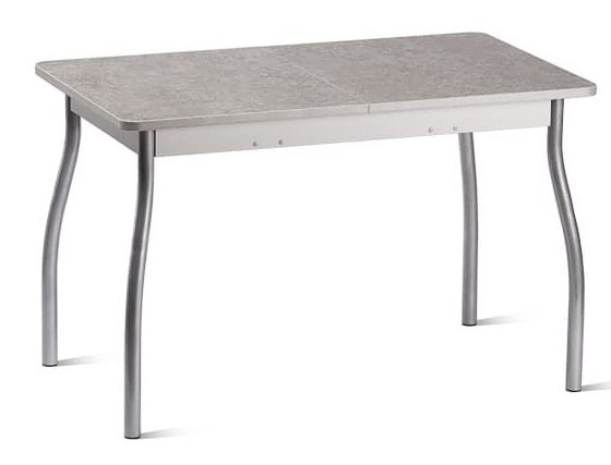 Кухонный стол Орион.4 1200, Пластик Урбан серый/Металлик в Перми - изображение