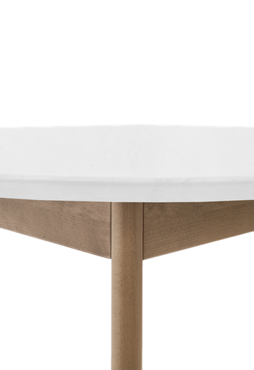 Обеденный стол Орион Classic 94, Дуб/белый в Березниках - изображение 3